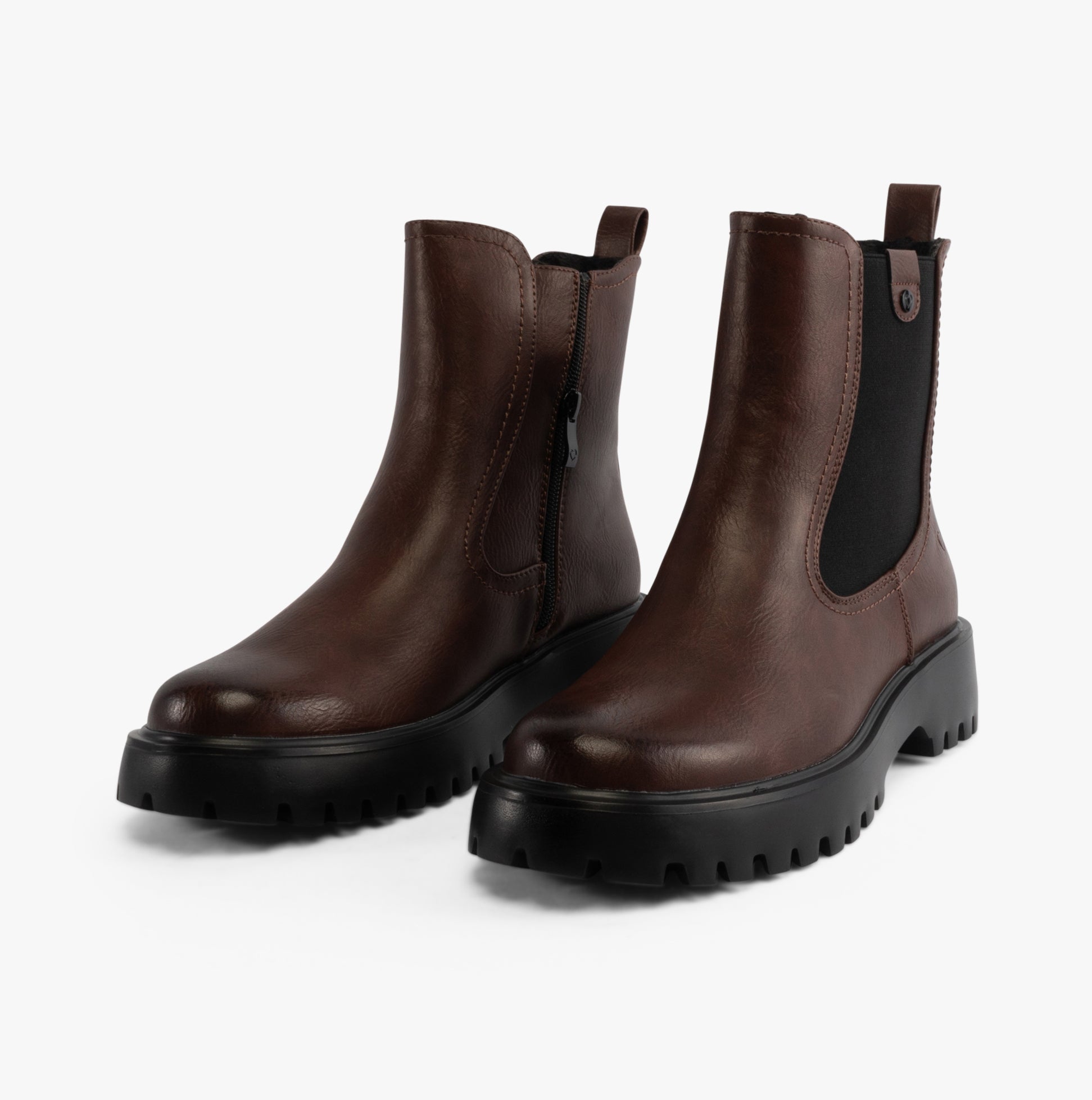 Heavenly Feet ALANA Womens Chelsea Boots Chocolate