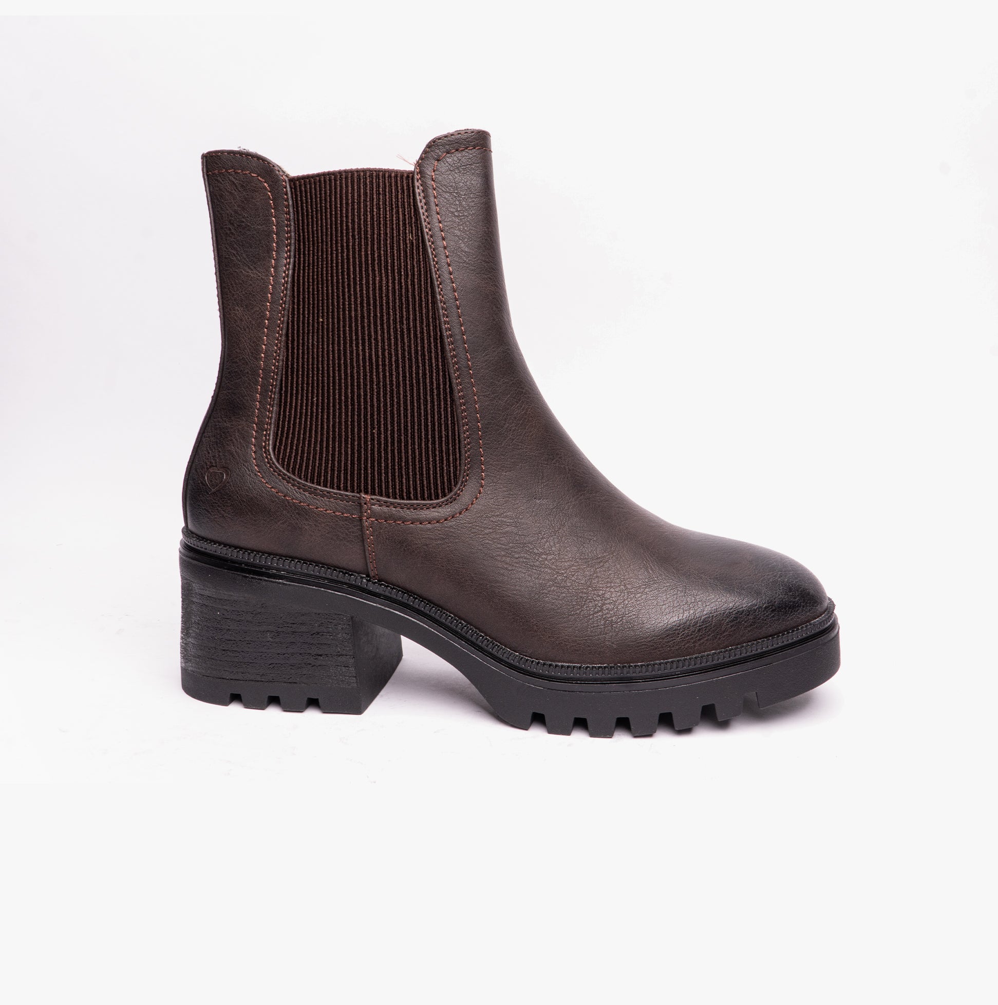 Heavenly Feet CLEMMY 2 Womens Chelsea Boots Ankle Boots Chocolate