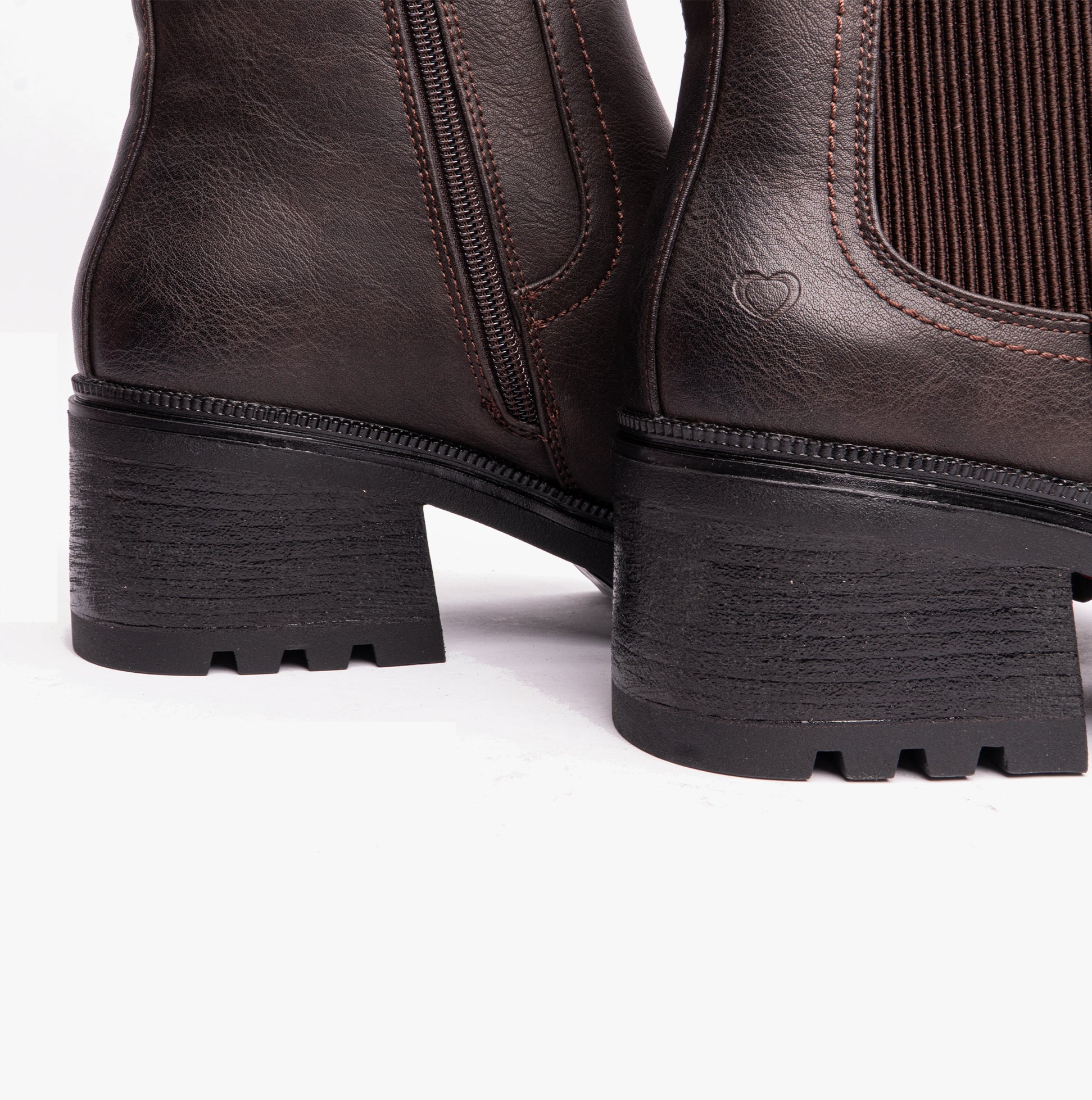 Heavenly Feet CLEMMY 2 Womens Chelsea Boots Ankle Boots Chocolate