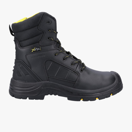 Amblers Safety AS350C Mens Waterproof Comp. Toe Hi-Leg Safety Boots Black