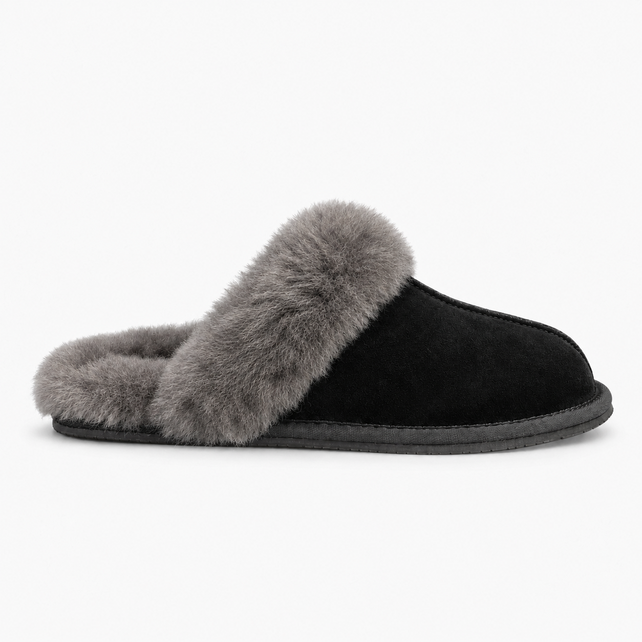 HOS Sheepskin AYLA Womens Mules Black