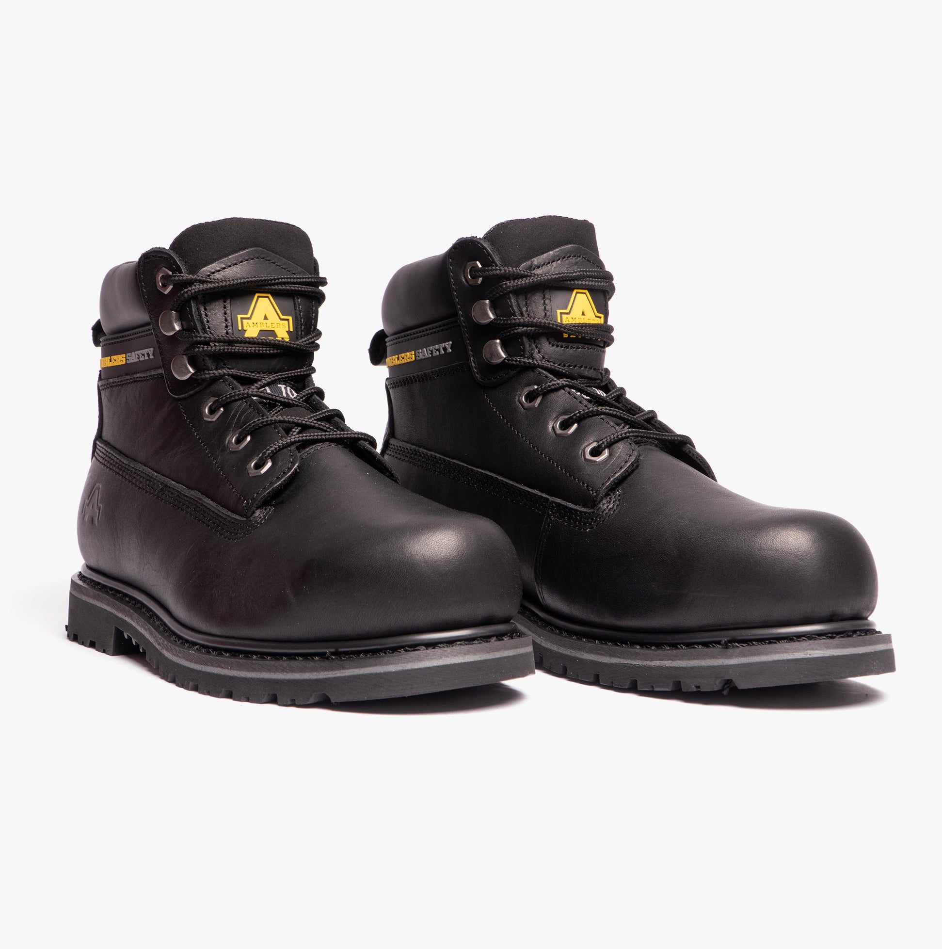 Amblers Safety FS9 Unisex Leather Safety Boots Black