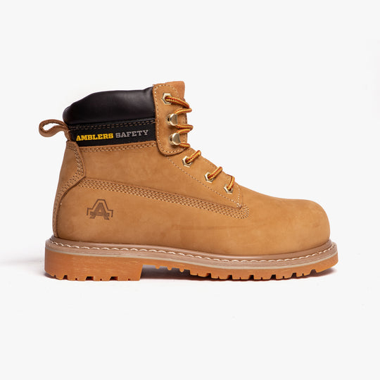 Amblers Safety FS7 Unisex Steel Toe Safety Boots Honey