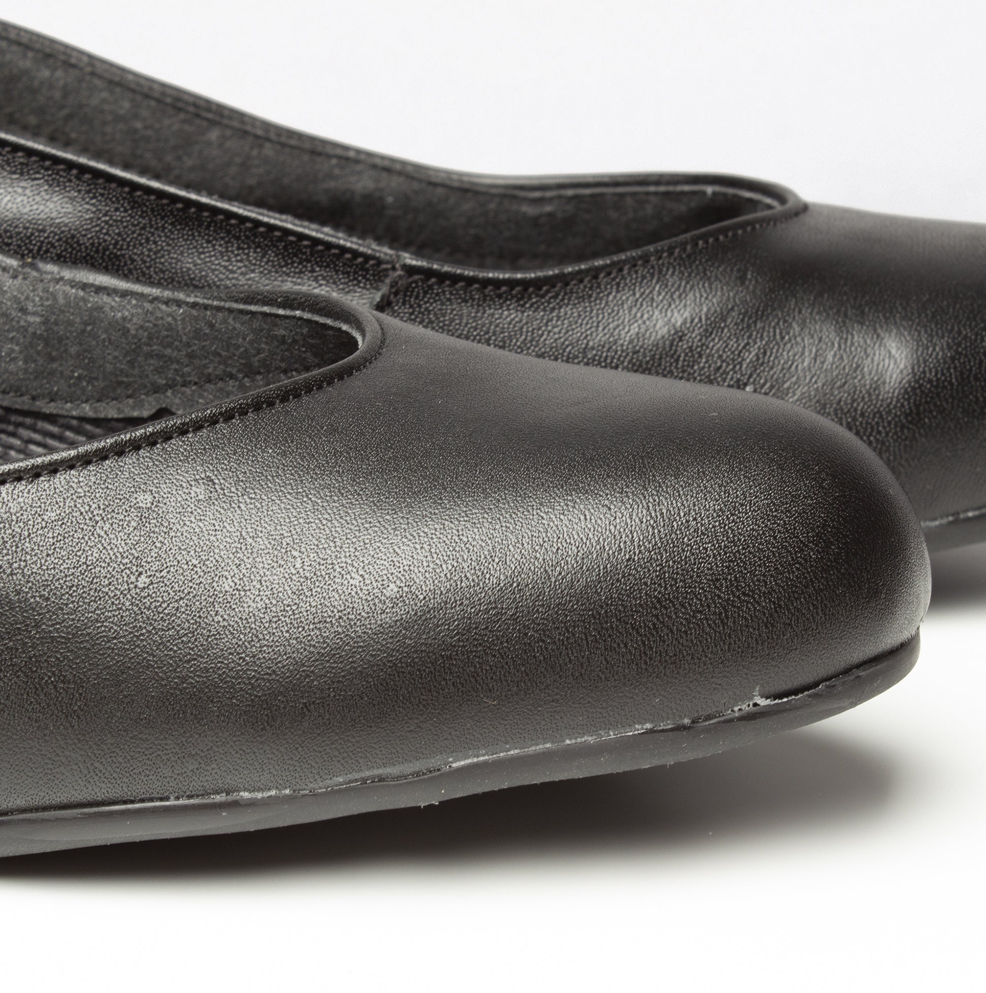 Amblers Safety FS96 Womens Leather Safety Court Shoes Black