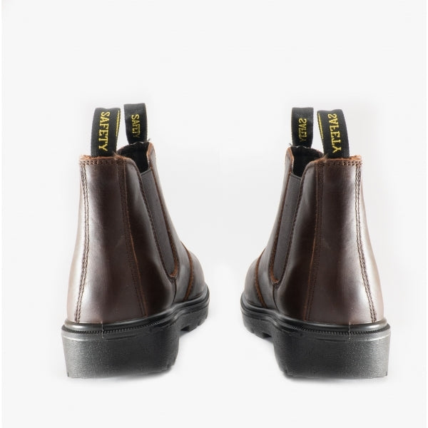 Amblers Safety FS128 Unisex Leather Safety Boots Brown