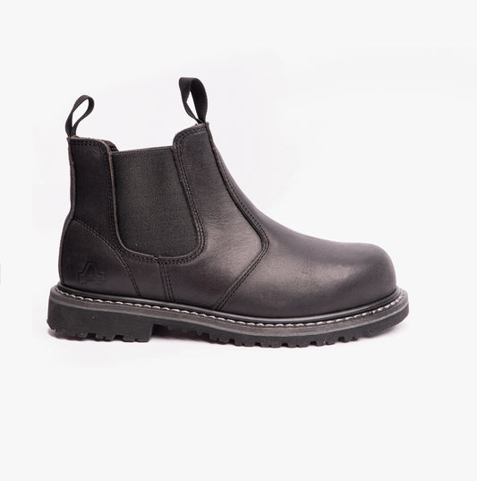 Amblers Safety FS5 Unisex Leather Safety Boots Black
