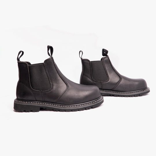 Amblers Safety FS5 Unisex Steel Toe Safety Dealer Boots Black