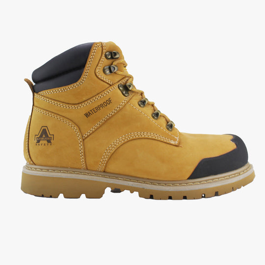 Amblers Safety FS226 Mens Waterproof Steel Toe Safety Boots Honey