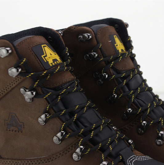 Amblers Safety FS227 Mens Leather Safety Boots Brown