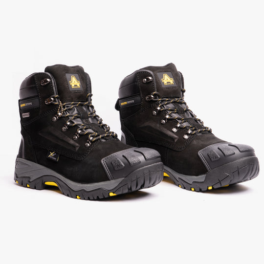 Amblers Safety FS987 Mens Waterproof Steel Toe Safety Boots Black