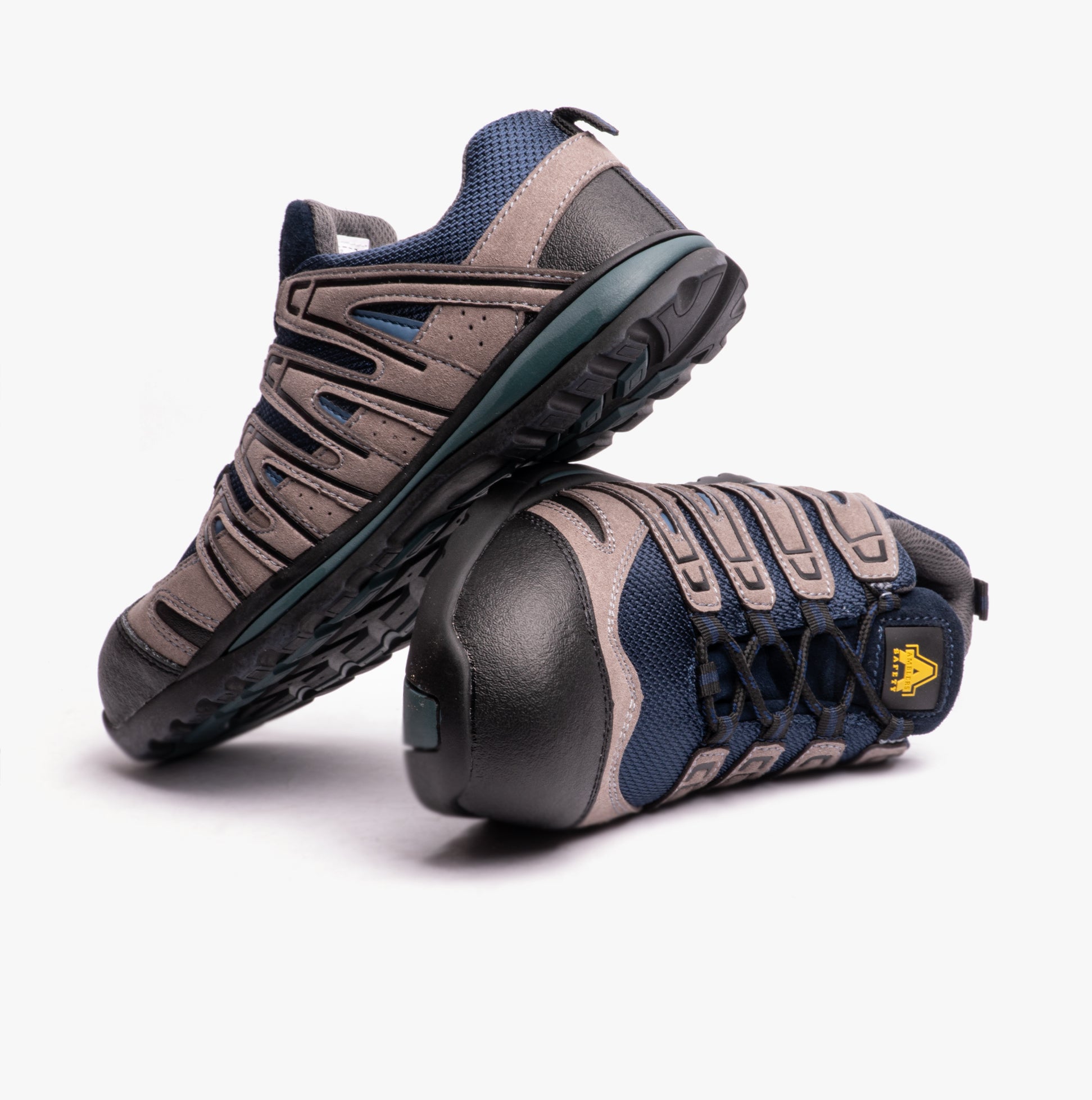 Amblers Safety FS34C Mens Safety Trainers Blue/Grey