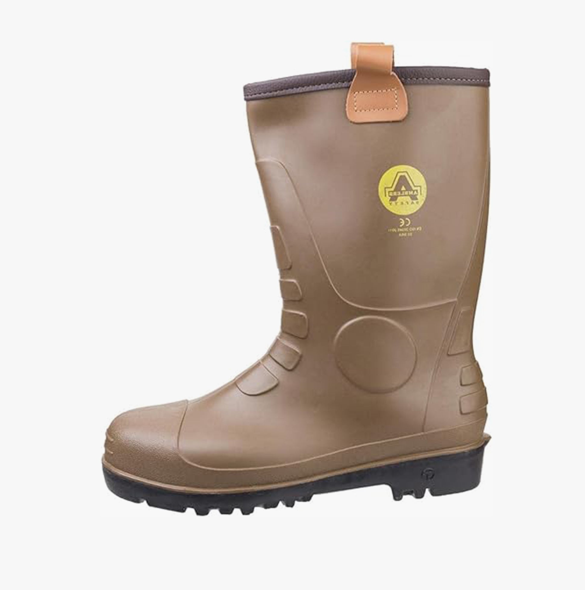 Amblers Safety FS95 Unisex Rigger Safety Boots Wellingtons Tan