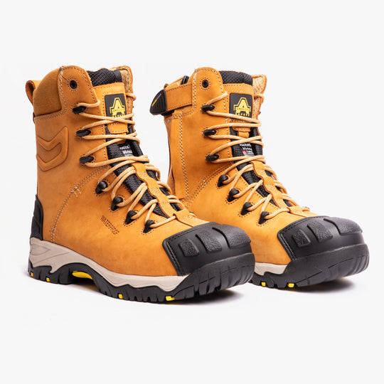 Amblers Safety FS998 Mens Waterproof Composite Toe Safety Boots Honey