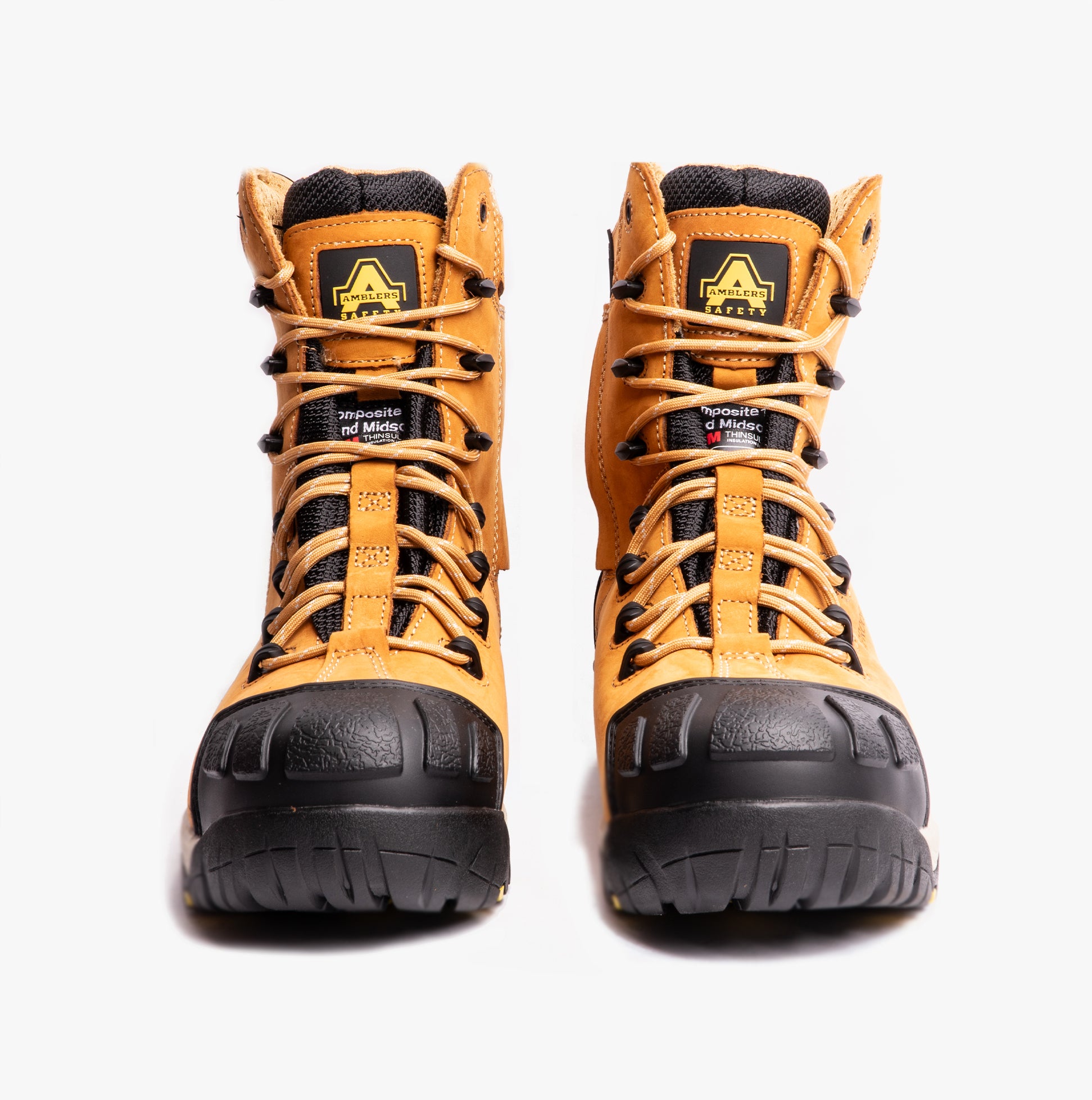 Amblers Safety FS998 Mens Leather Safety Boots Honey