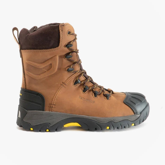 Amblers Safety AS995 Mens Waterproof Comp. Toe Hi-Leg Safety Boots Brown