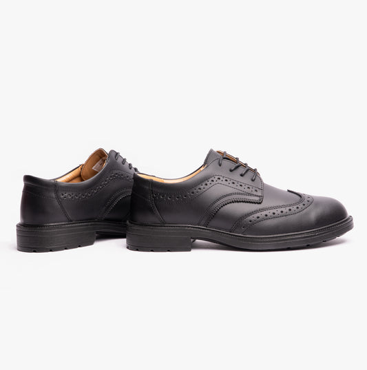 Amblers Safety FS44 Mens Leather Safety Shoes Black