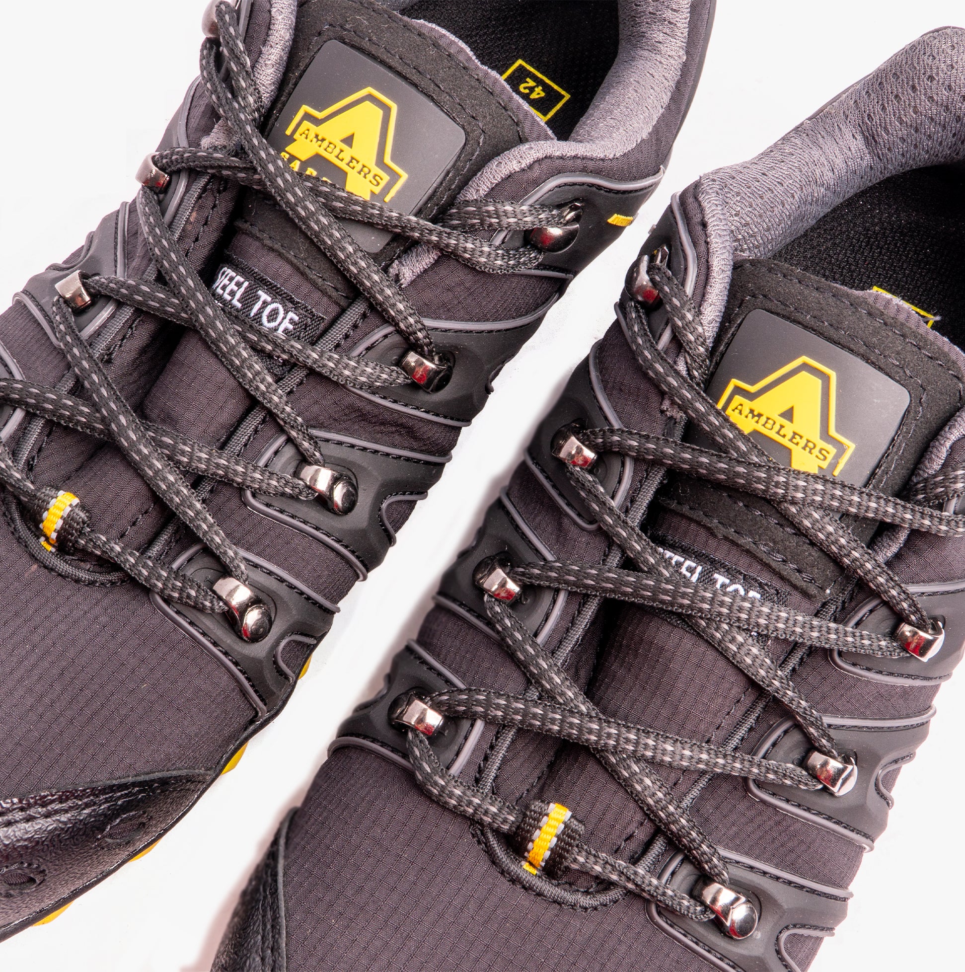 Amblers Safety FS23 Unisex Safety Trainers Black