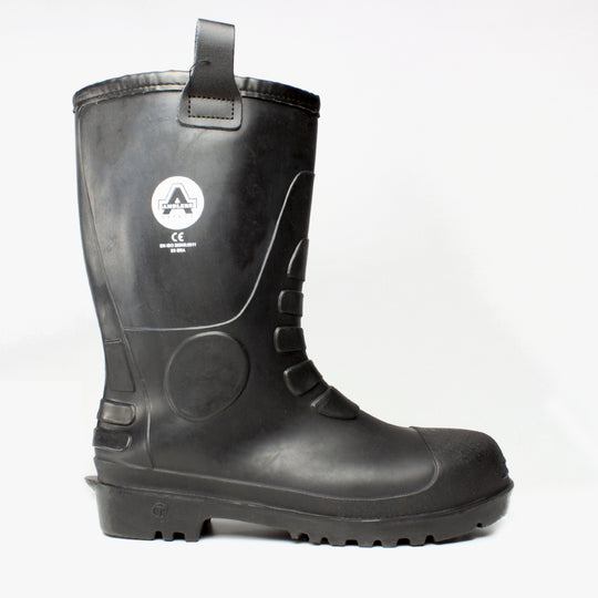 Amblers Safety FS90 Unisex Steel Toe Safety Rigger Boots Black