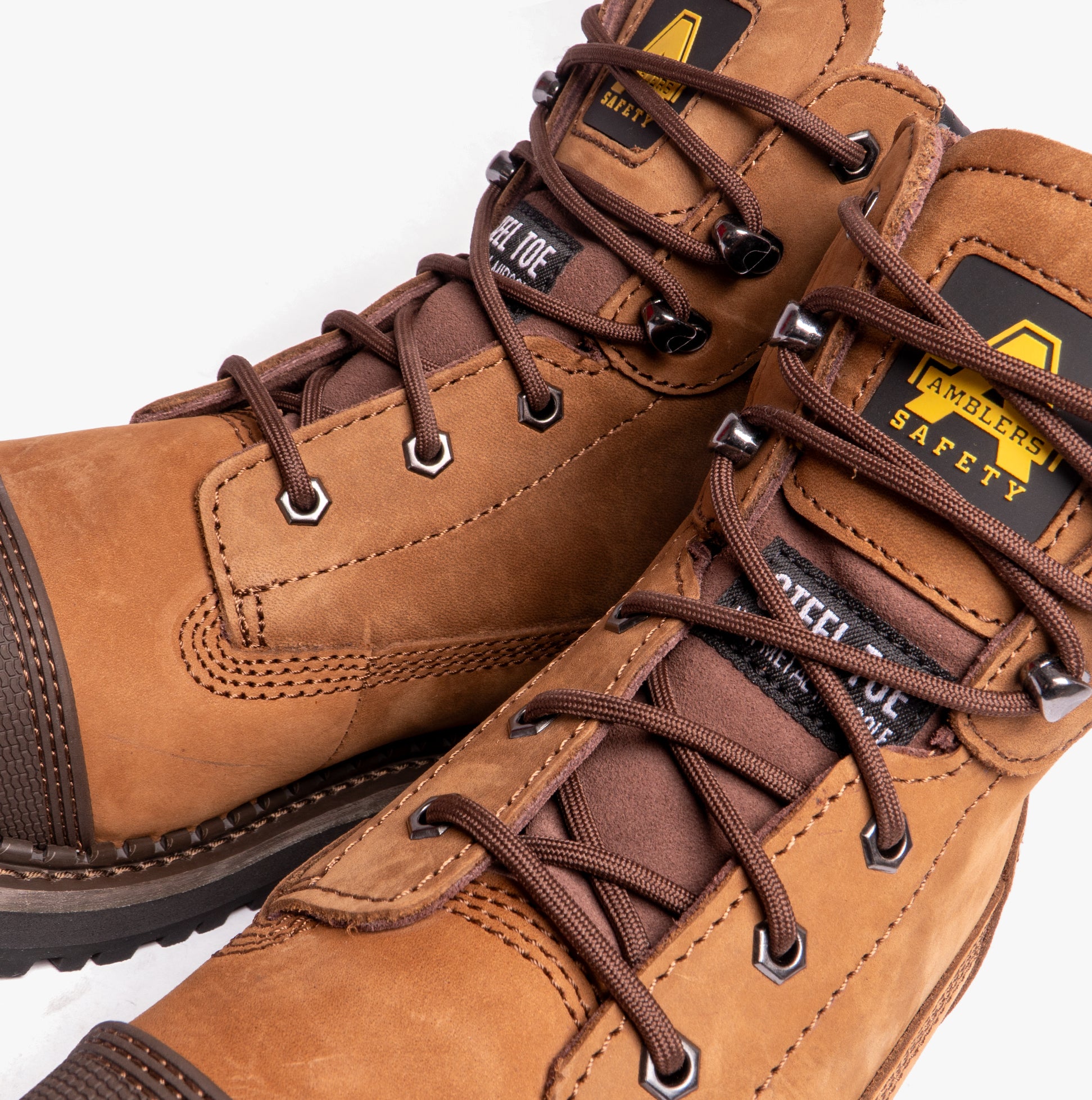 Amblers Safety AUSTWICK Mens Leather Safety Boots Brown