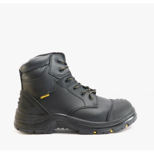 Amblers Safety AS305C Mens Leather Safety Boots Black