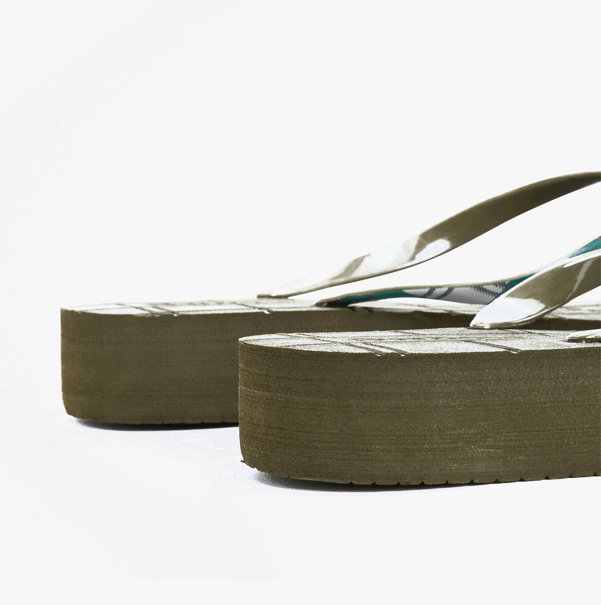 Barbour TILDA POST Womens Toe-Post Sandals Olive/Ancient Tartan