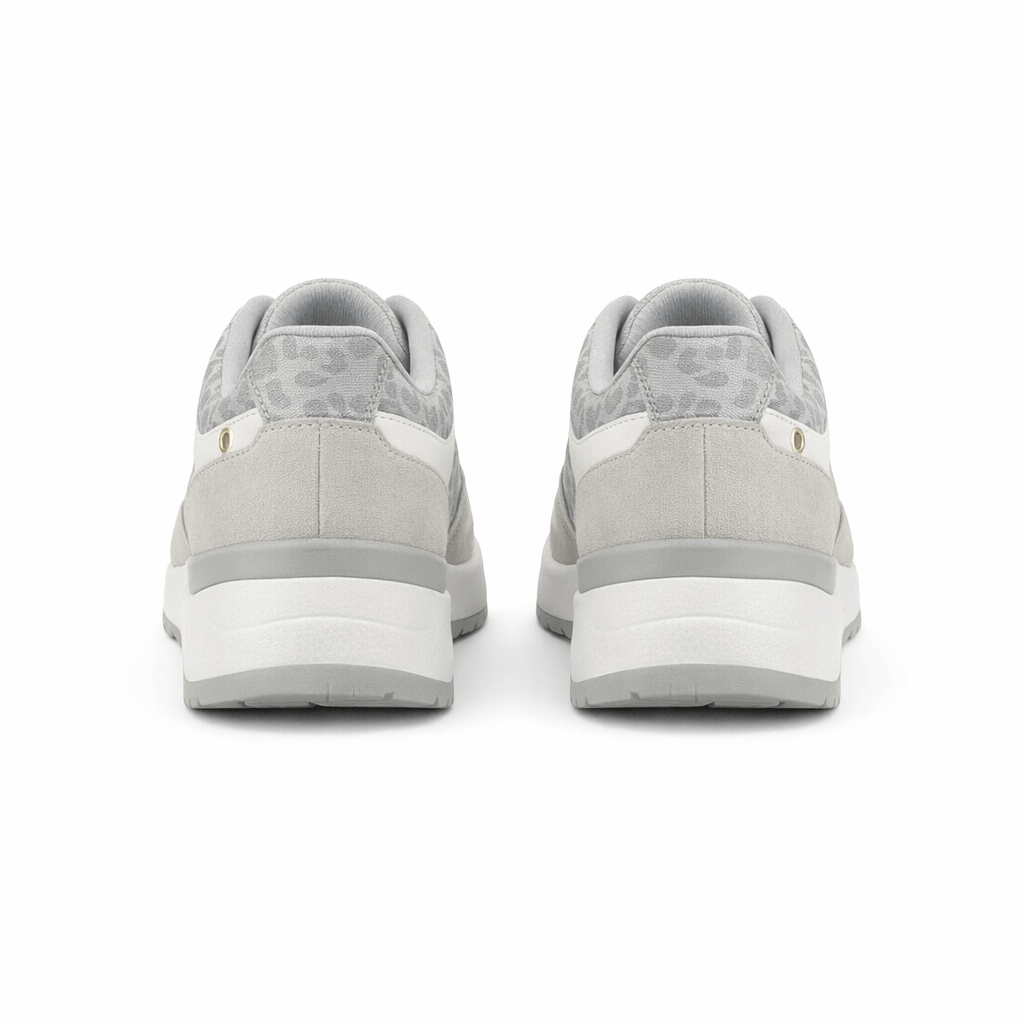 Cipriata L529FS NOVELIA Womens Trainers Silver/White/Animal Print