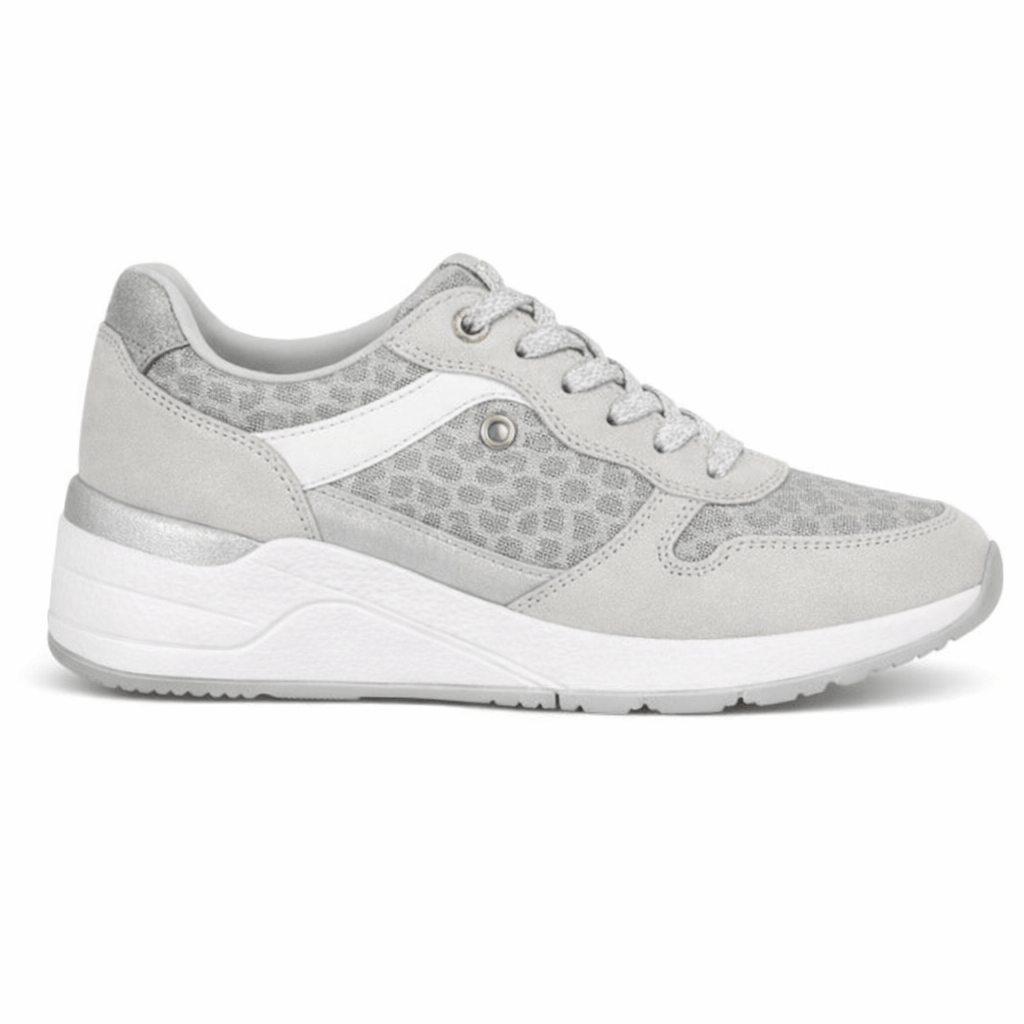 Cipriata L529FS NOVELIA Womens Trainers Silver/White/Animal Print