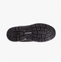 Apache AP302SM Unisex Trainers Black bottom view showing rubber sole with anti-slip features and Apache logo.