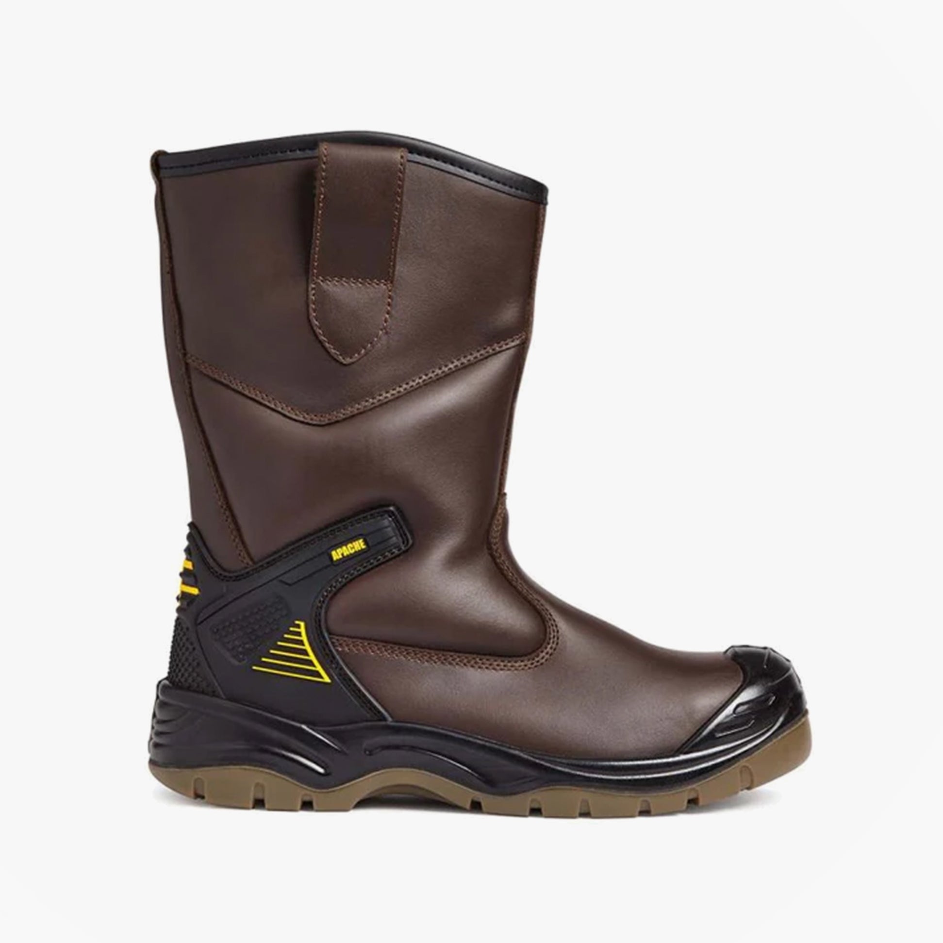 Apache AP305 Unisex Rigger Boots Brown