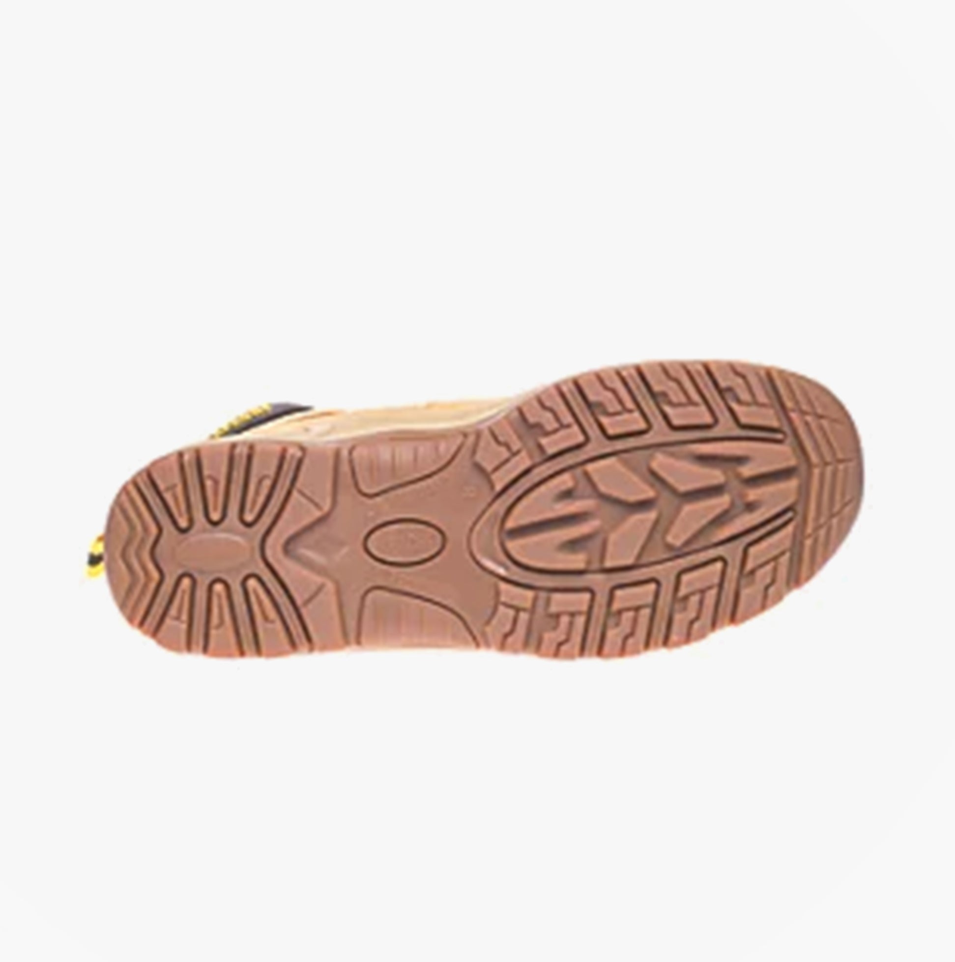 Apache ARIZONA Unisex Boots Honey sole view with detailed tread pattern showcasing rubber material for durability.