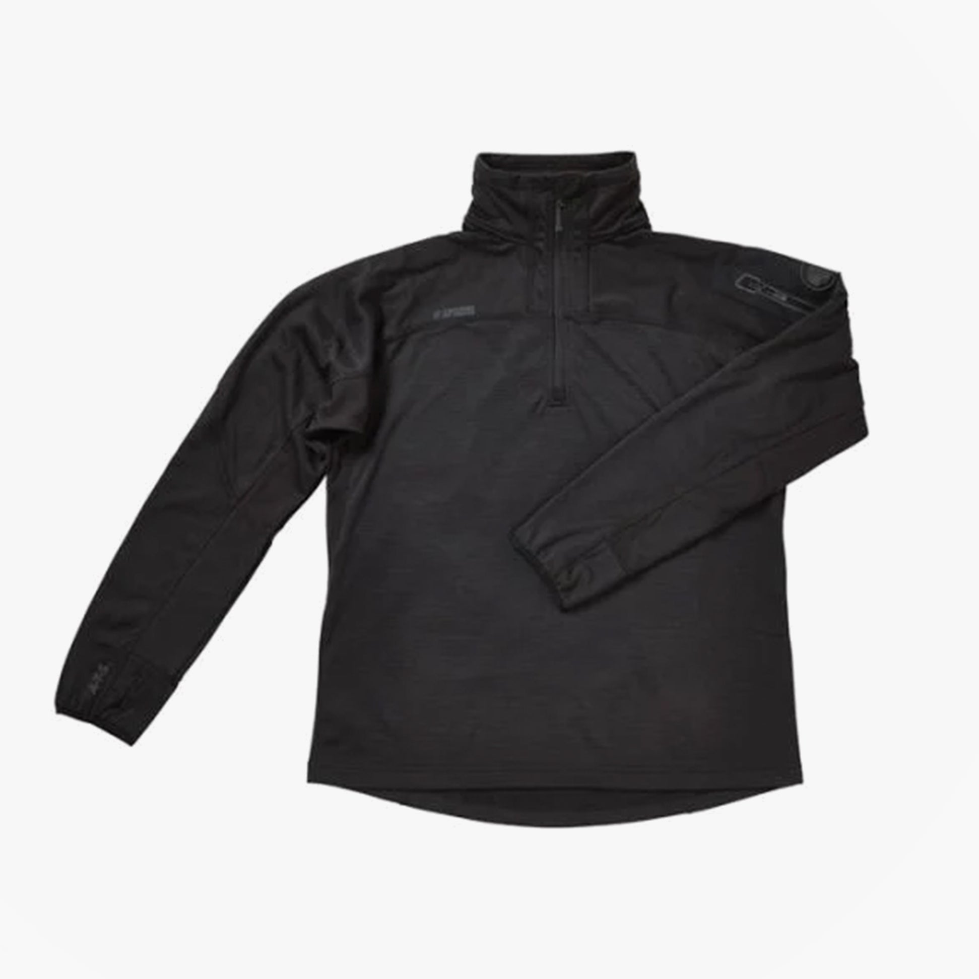 Apache ATS TECH Mens Quarter-Zip Fleece Black