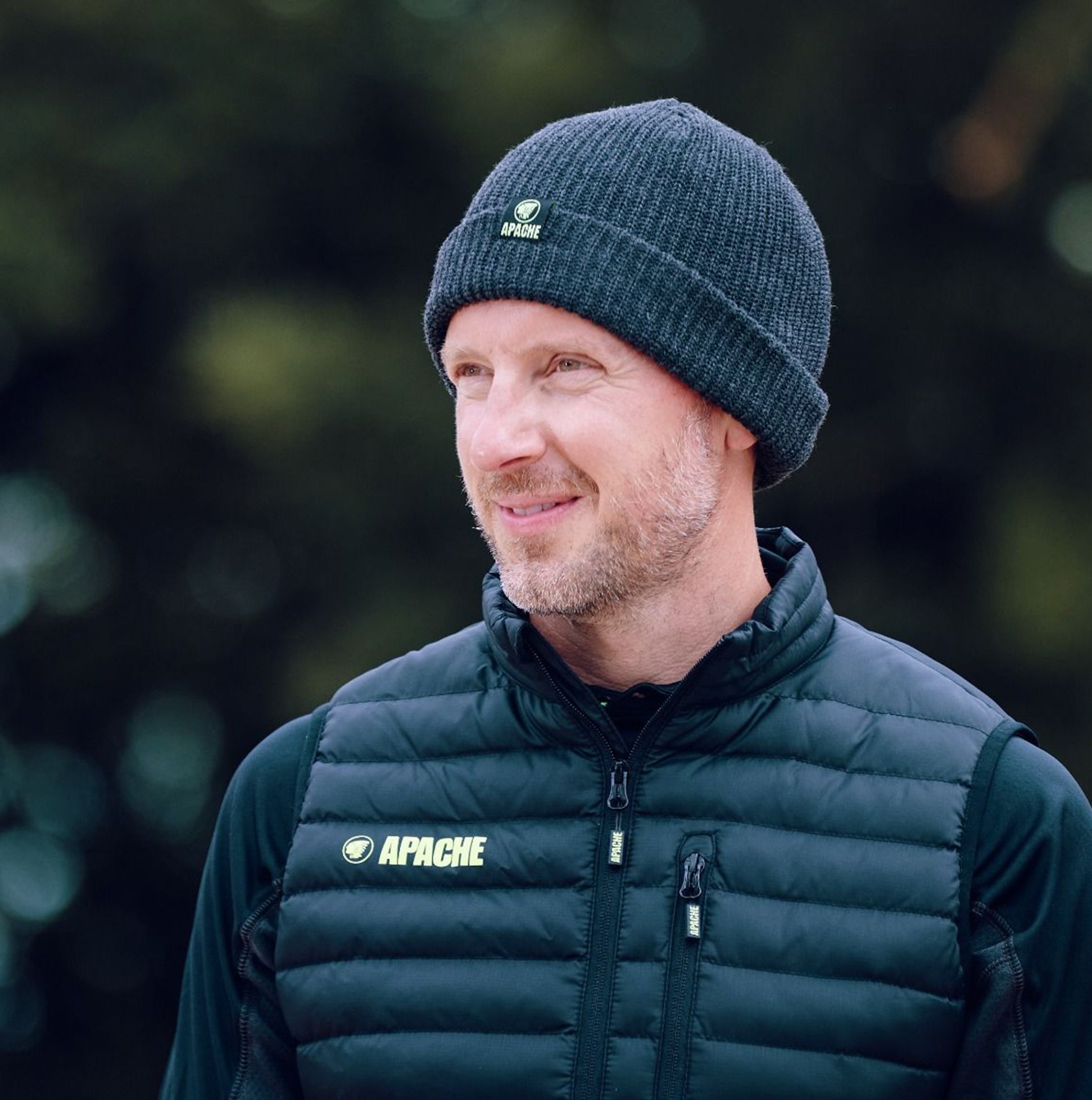 Apache DAWSON Unisex Workwear Beanie Hat Charcoal Grey