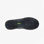 Apache HAMILTON Unisex Boots Black sole view, featuring rubber material with traction design and brand logo.
