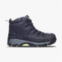 Apache MERCURY Unisex Boots Black side view showing black leather, lace-up closure, and sturdy rubber sole.