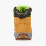 Apache MOOSE Unisex Boots Wheat back view showcasing the nubuck upper, lace-up closure, and rubber sole.