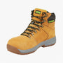 Apache MOOSE Unisex Boots Wheat side view showcasing lace-up closure and durable nubuck material.