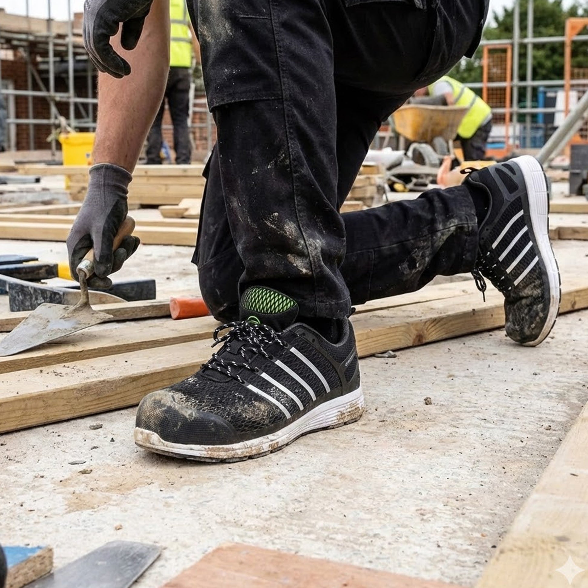 Apache MOTION Mens Trainers Black