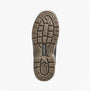 Apache RANGER Unisex Boots Black sole view with rubber traction pattern, showcasing durability and comfort features.