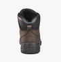 Apache SS813SM Unisex Boots Brown back view showcasing leather upper and rubber sole design.
