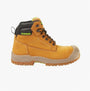 Apache THOMPSON Unisex Boots Wheat side view showcasing leather upper, composite toe cap, and lace-up closure.
