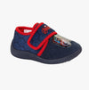 Avengers AVENGERS FORCE Boys Touch Fasten Slippers Navy/Red