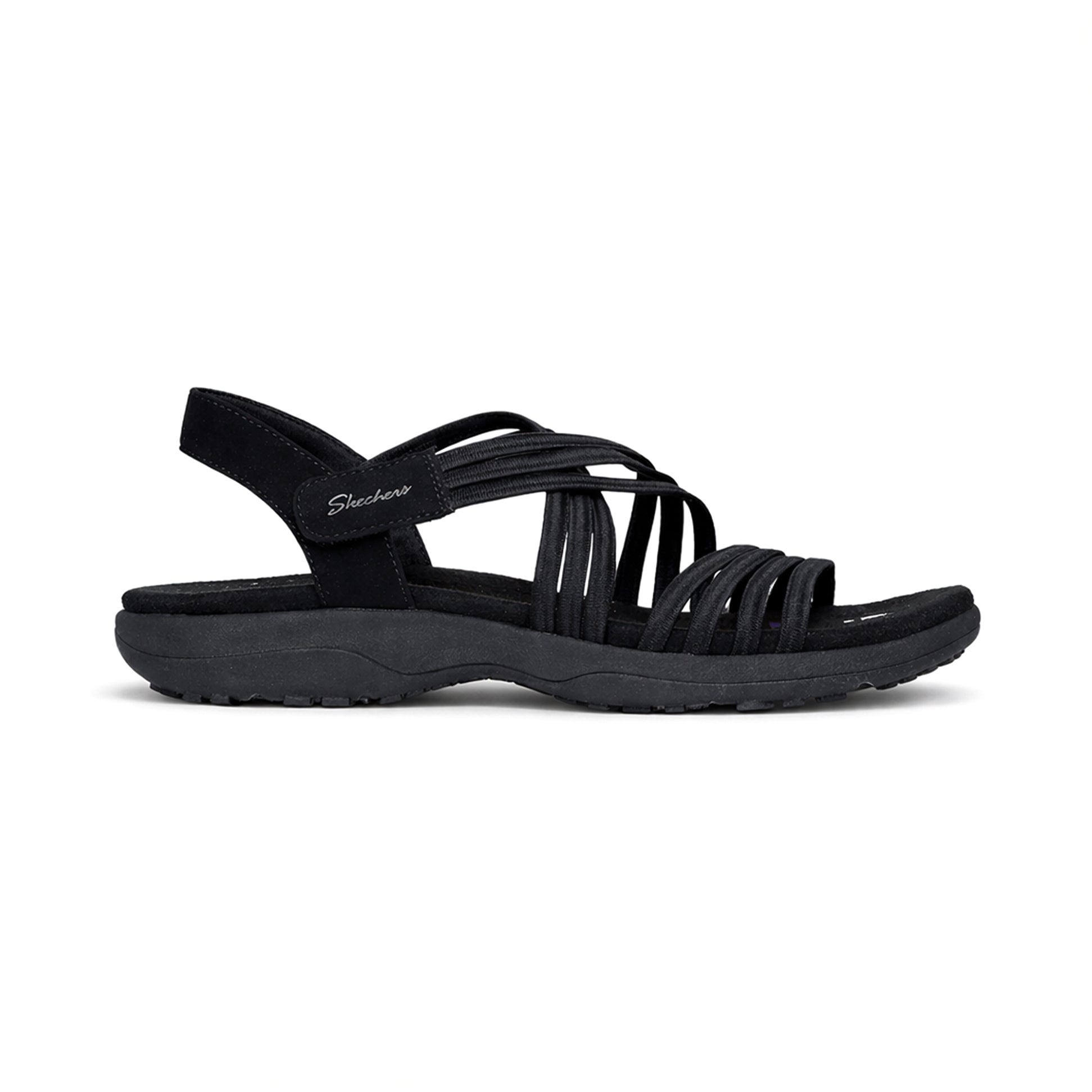 Skechers 164036 REGGAE SLIM - SUNNYSIDE 2.0 Womens Cross Strap Sandals Black