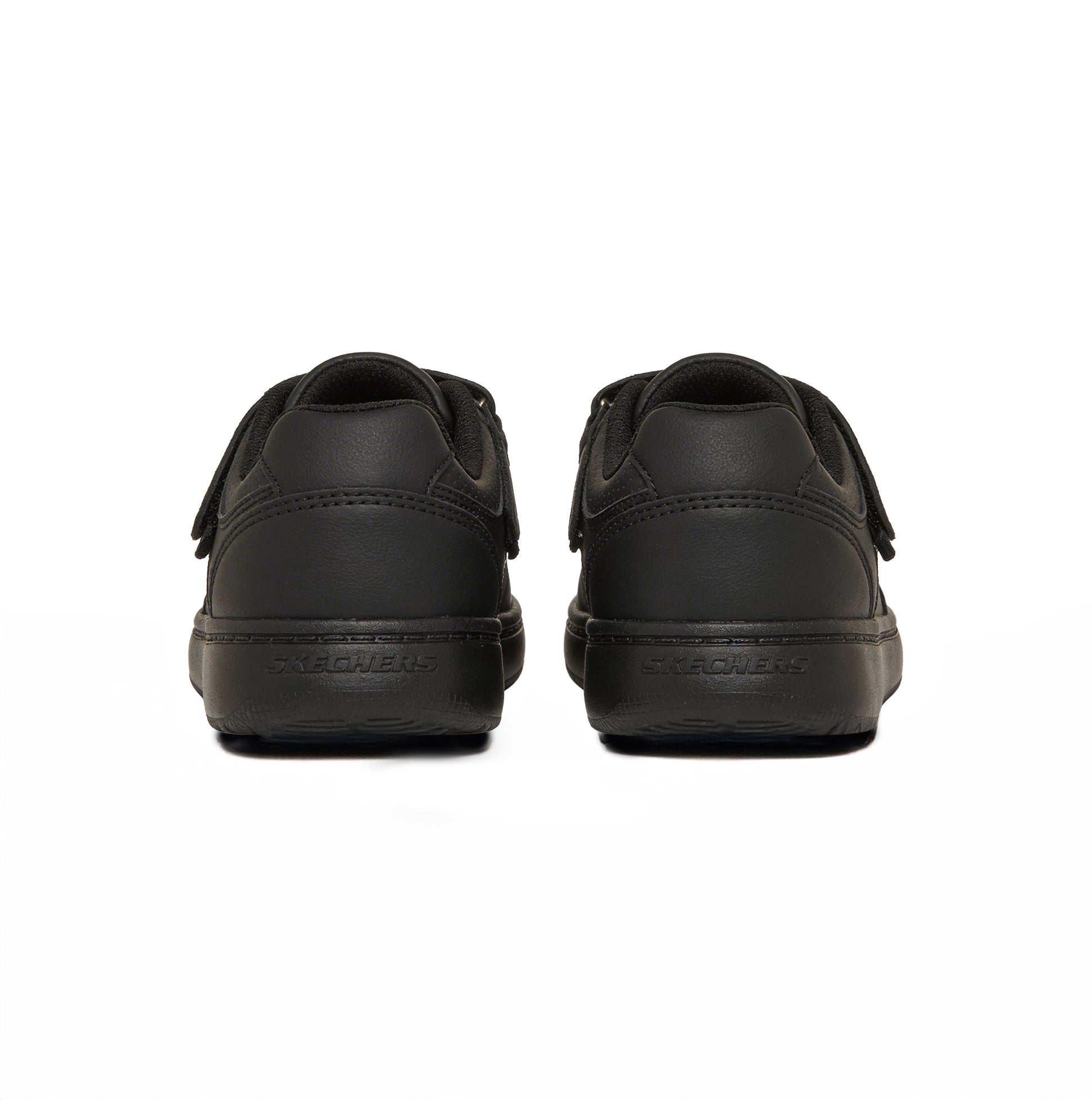 Skechers QUICK STREET LITE Boys School Shoes Black