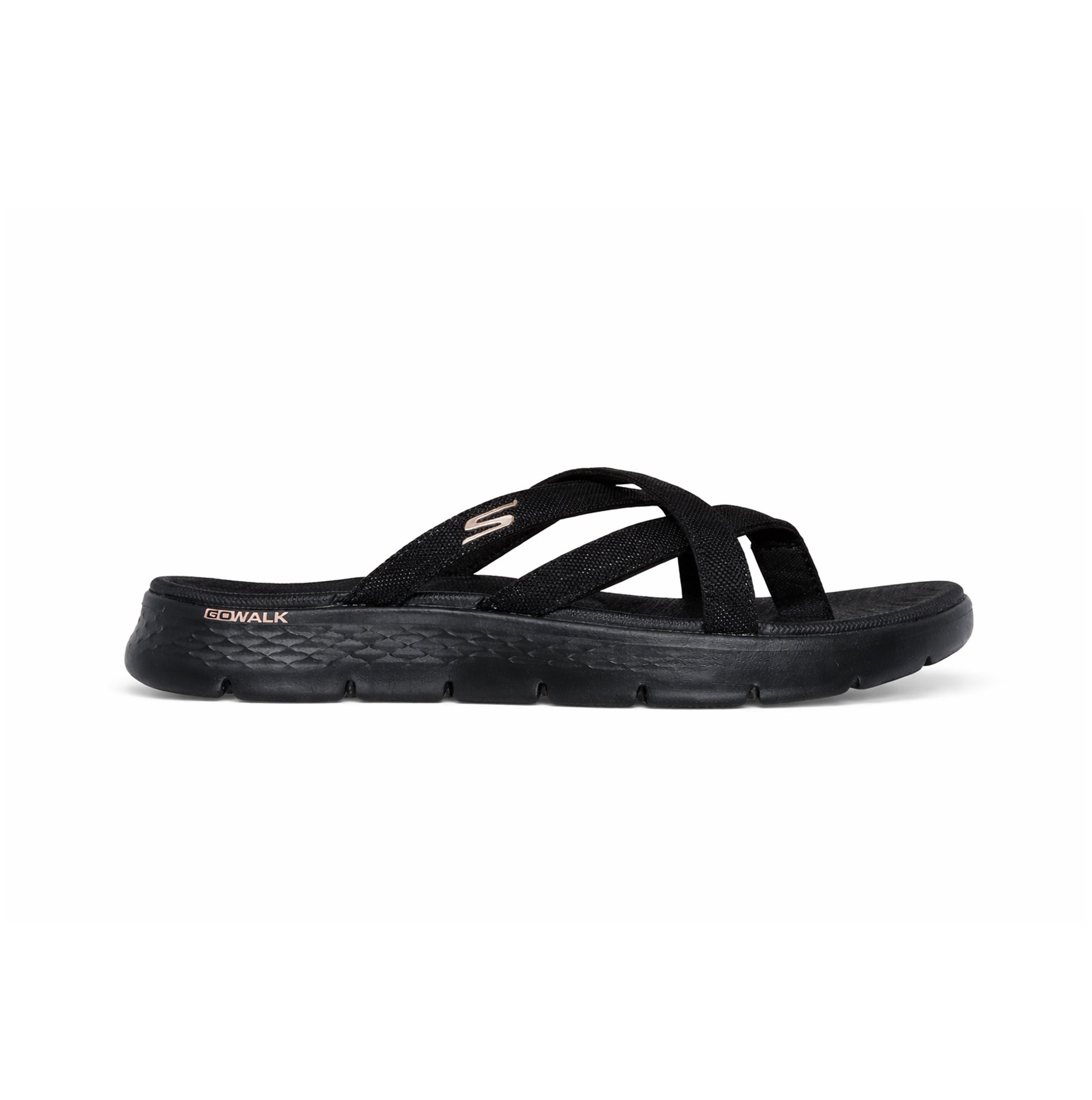 Skechers GO WALK FLEX SANDAL-SSSELENA Womens Mules Sandals Black