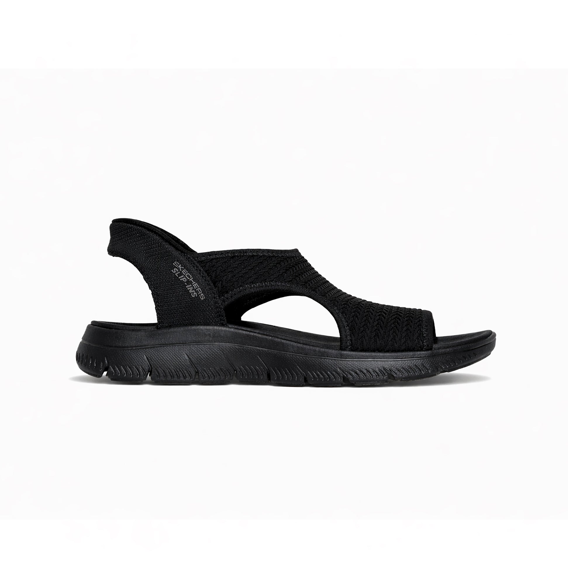 Skechers SUMMITS SANDAL - SWEETLY EVOL Womens Cross Strap Sandals Black
