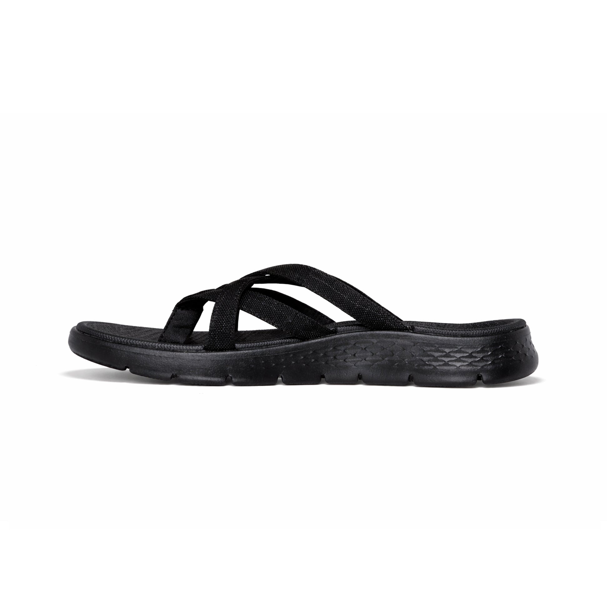Skechers GO WALK FLEX SANDAL-SSSELENA Womens Mules Sandals Black