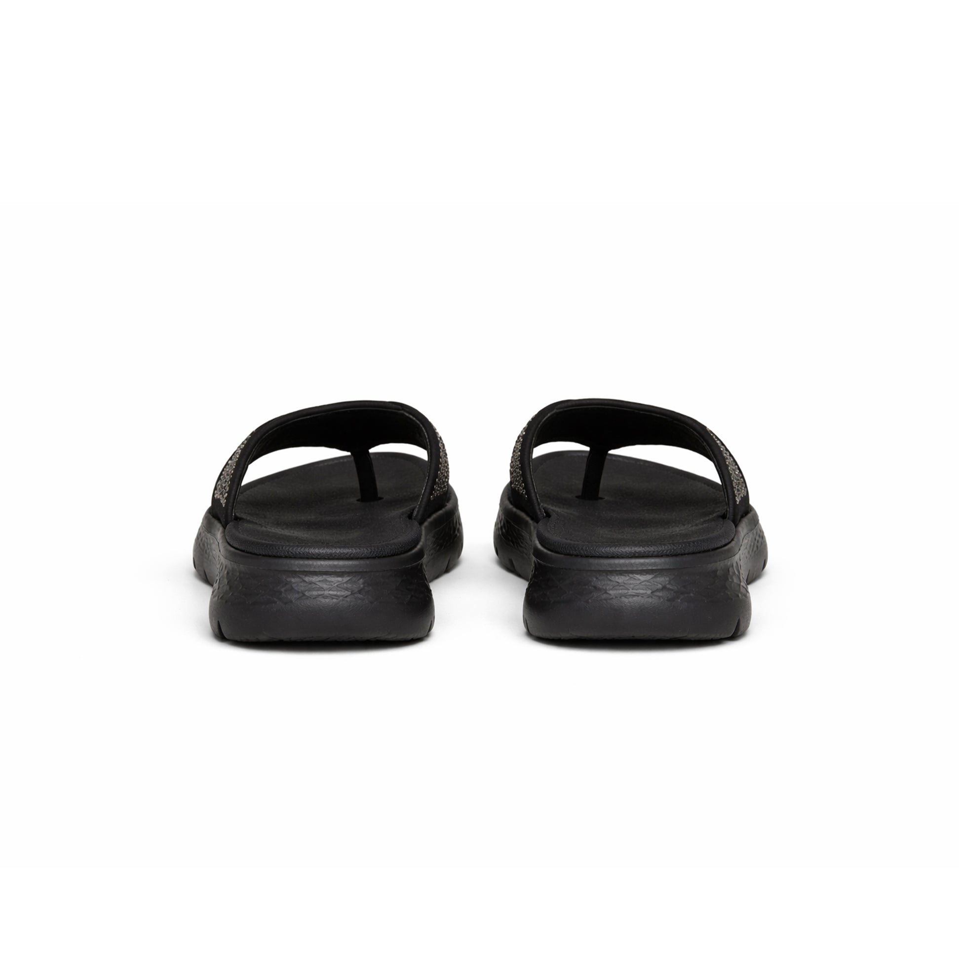 Skechers GO WALK FLEX SANDAL - MAREN Womens Toe-Post Sandals Black