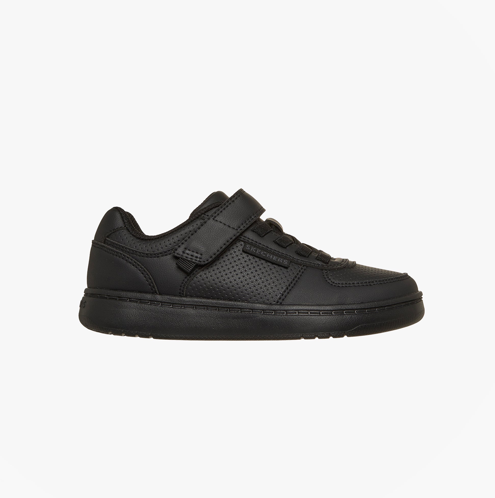 Skechers QUICK STREET LITE Boys School Shoes Black