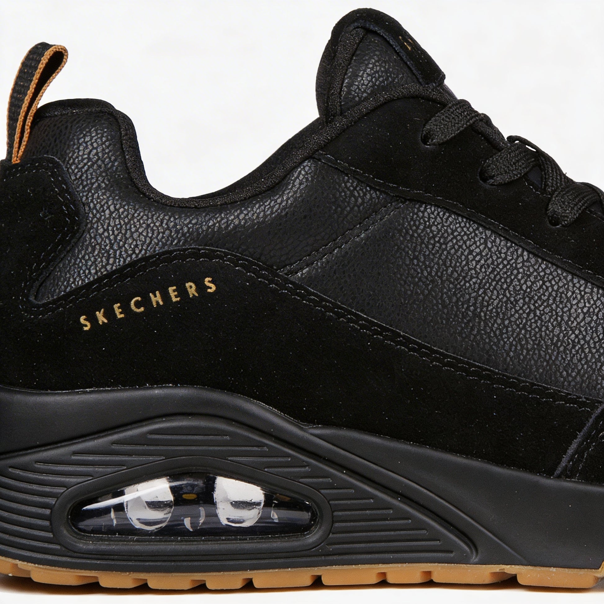 Skechers UNO - STACRE Mens Casual Trainers Black