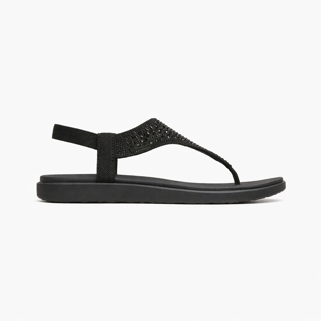 Skechers MEDITATION LUXE-MODERN EVENT Womens Slingback Sandals Black